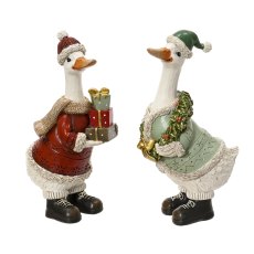 Kaemingk Novelty Christmas Goose Decoration Assorted Designs Kaemingk Novelty Christmas Goose Decoration Assorted Designs