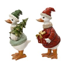 Kaemingk Novelty Christmas Goose Decoration Assorted Designs Kaemingk Novelty Christmas Goose Decoration Assorted Designs