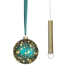 Kaemingk LED 14cm Ball Green Kaemingk LED 14cm Ball Green