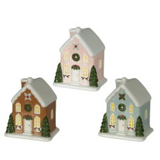 Kaemingk Micro LED Lit House Assorted Designs Kaemingk Micro LED Lit House Assorted Designs