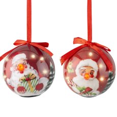 Kaemingk LED Flashing Bauble Assorted Designs Kaemingk LED Flashing Bauble Assorted Designs