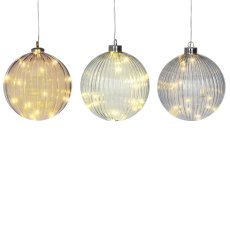 Kaemingk Micro LED Lit Ball Assorted Colours Kaemingk Micro LED Lit Ball Assorted Colours
