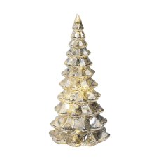 Kaemingk Micro LED Lit Glass Tree 21cm Silver Kaemingk Micro LED Lit Glass Tree 21cm Silver