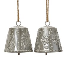 Kaemingk Antique Iron Embossed Bell Assorted Designs Kaemingk Antique Iron Embossed Bell Assorted Designs