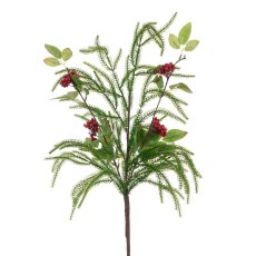 Floralsilk Pine Spray With Berries Floralsilk Pine Spray With Berries