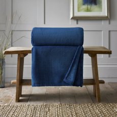 Deyongs Snuggle Touch Extra Large Throw Navy Deyongs Snuggle Touch Extra Large Throw Navy