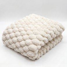 Deyongs Rosewick Soft Sculptured Throw Cream Deyongs Rosewick Soft Sculptured Throw Cream