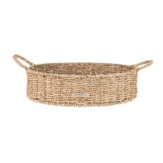 Artisan Street Round Seagrass Tray with Handles