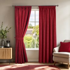 Sundour Washington Thermal Pencil Pleat Wine Curtains Sundour Washington Thermal Pencil Pleat Wine Curtains