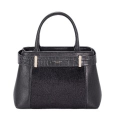 David Jones Croc Trim Black Bag David Jones Croc Trim Black Bag