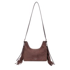 David Jones Fringe Chocolate Bag David Jones Fringe Chocolate Bag