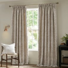 Morris & Co Pimpernel Pencil Pleat Curtains Linen Morris & Co Pimpernel Pencil Pleat Curtains Linen