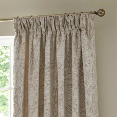 Morris & Co Pimpernel Pencil Pleat Curtains Linen Morris & Co Pimpernel Pencil Pleat Curtains Linen