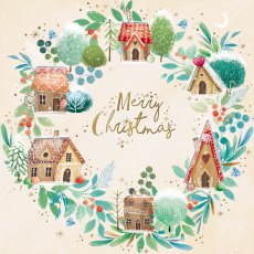 Medici Ginger House Wreath Pack of 10 Cards Medici Ginger House Wreath Pack of 10 Cards