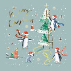 Medici Penguins Sledging & Building Tree Pack of 10 Cards Medici Penguins Sledging & Building Tree Pack of 10 Cards