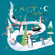 Medici Penguins Sledging & Building Tree Pack of 10 Cards Medici Penguins Sledging & Building Tree Pack of 10 Cards