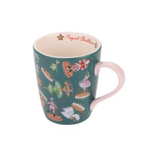 Cath Kidston Nutcracker Teal Stanley Mug Cath Kidston Nutcracker Teal Stanley Mug