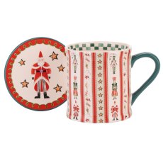 Cath Kidston Nutcracker Stripe Mollie Mug & Coaster Cath Kidston Nutcracker Stripe Mollie Mug & Coaster