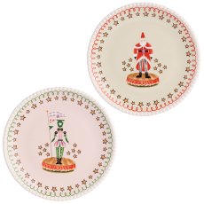 Cath Kidston Nutcracker Set Of 2 Side Plates Cath Kidston Nutcracker Set Of 2 Side Plates