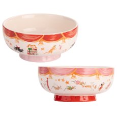 Cath Kidston Nutcracker Set Of 2 Footed Bowls Cath Kidston Nutcracker Set Of 2 Footed Bowls
