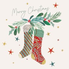 Paper House Stocking Pack of 6 Cards Paper House Stocking Pack of 6 Cards