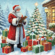 Paper House Santa's List Pack of 6 Cards