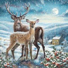 Paper House Moonlit Deer Pack of 6 Cards Paper House Moonlit Deer Pack of 6 Cards
