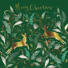 Paper House Stag Wreaths Pack of 5 Cards