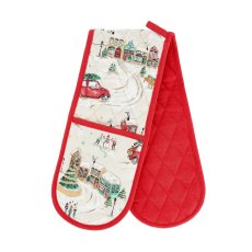 Catherine Lansfield Christmas Town Double Oven Glove Catherine Lansfield Christmas Town Double Oven Glove