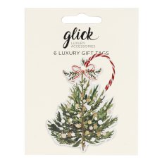 Glick Spruce Tree Gift Tag Pack of 6 Glick Spruce Tree Gift Tag Pack of 6