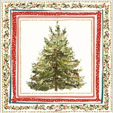 Glick Pine Portrait Paper Napkins 20pk Glick Pine Portrait Paper Napkins 20pk