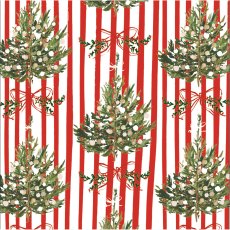 Glick Striped Spruce Paper Napkins 20pk Glick Striped Spruce Paper Napkins 20pk