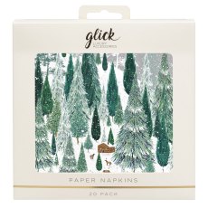 Glick Moonlit Glade Paper Napkins 20pk Glick Moonlit Glade Paper Napkins 20pk