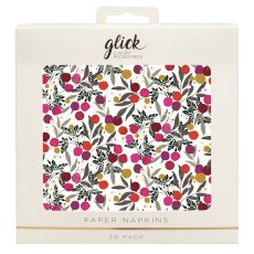Glick Bright Berries Paper Napkins 20pk