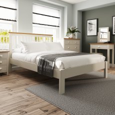 Hastings Editions Bed Frame in Stone