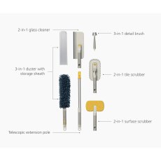Joseph Joseph Cleantech 6-Piece Cleaning Tool Set Joseph Joseph Cleantech 6-Piece Cleaning Tool Set
