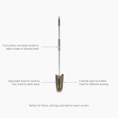 Joseph Joseph Cleantech Adjustable Floor Duster Joseph Joseph Cleantech Adjustable Floor Duster