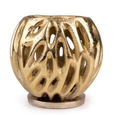 Candlelight Cut Out Brass Tealight Holder Candlelight Cut Out Brass Tealight Holder