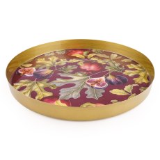 Candlelight Fig & Pomegranate Metal Tray Candlelight Fig & Pomegranate Metal Tray