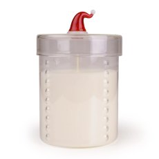 Candlelight Glass Santa's Hat Lidded Candle Candlelight Glass Santa's Hat Lidded Candle