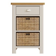 Hastings Editions 1 Drawer 2 Basket Unit in Stone Hastings Editions 1 Drawer 2 Basket Unit in Stone