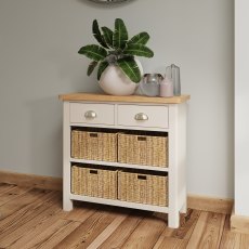 Hastings Editions 2 Drawer 4 Basket Unit in Stone Hastings Editions 2 Drawer 4 Basket Unit in Stone