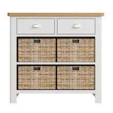 Hastings Editions 2 Drawer 4 Basket Unit in Stone Hastings Editions 2 Drawer 4 Basket Unit in Stone