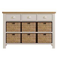Hastings Editions 3 Drawer 6 Basket Unit in Stone Hastings Editions 3 Drawer 6 Basket Unit in Stone