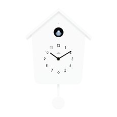 Acctim Casper Lighted Cuckoo Clock White Acctim Casper Lighted Cuckoo Clock White