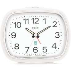 Acctim Camille Alarm Clock Gloss White Acctim Camille Alarm Clock Gloss White