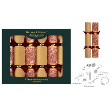 Harvey & Mason Exquisite Red Flower Box of 6 Crackers Harvey & Mason Exquisite Red Flower Box of 6 Crackers