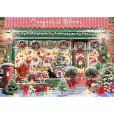 Otter House Christmas Florist 500 Piece Puzzle Otter House Christmas Florist 500 Piece Puzzle