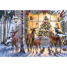 Otter House Christmas Visitors 500 Piece Puzzle