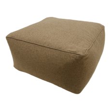 Norfolk & Co Holkham Tweed Square Pouffe Cocoa Norfolk & Co Holkham Tweed Square Pouffe Cocoa